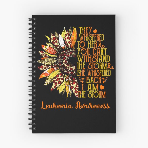 Item preview, I Am The Storm Sunflower Leopard Leukemia Awareness designed and sold by rechardtee.