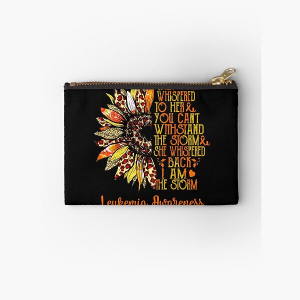 Item preview, I Am The Storm Sunflower Leopard Leukemia Awareness designed and sold by rechardtee.