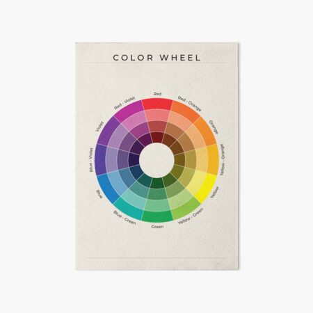 Color Wheel on Sand American English Digital Printable Educational