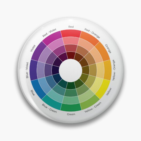 Item preview, Color Wheel | American English on White designed and sold by ThePrintNook.