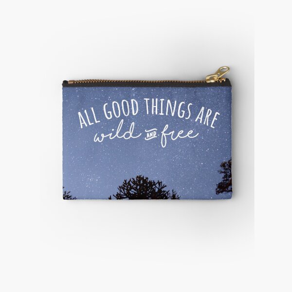 Item preview, All Good Things Are Wild and Free Inspirational Hydro Laptop Sticker designed and sold by OneWorldLove.