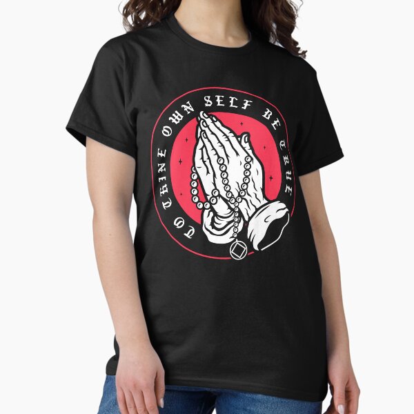 Item preview, Praying Hands Be True AA NA Recovery designed and sold by AmendApparel.