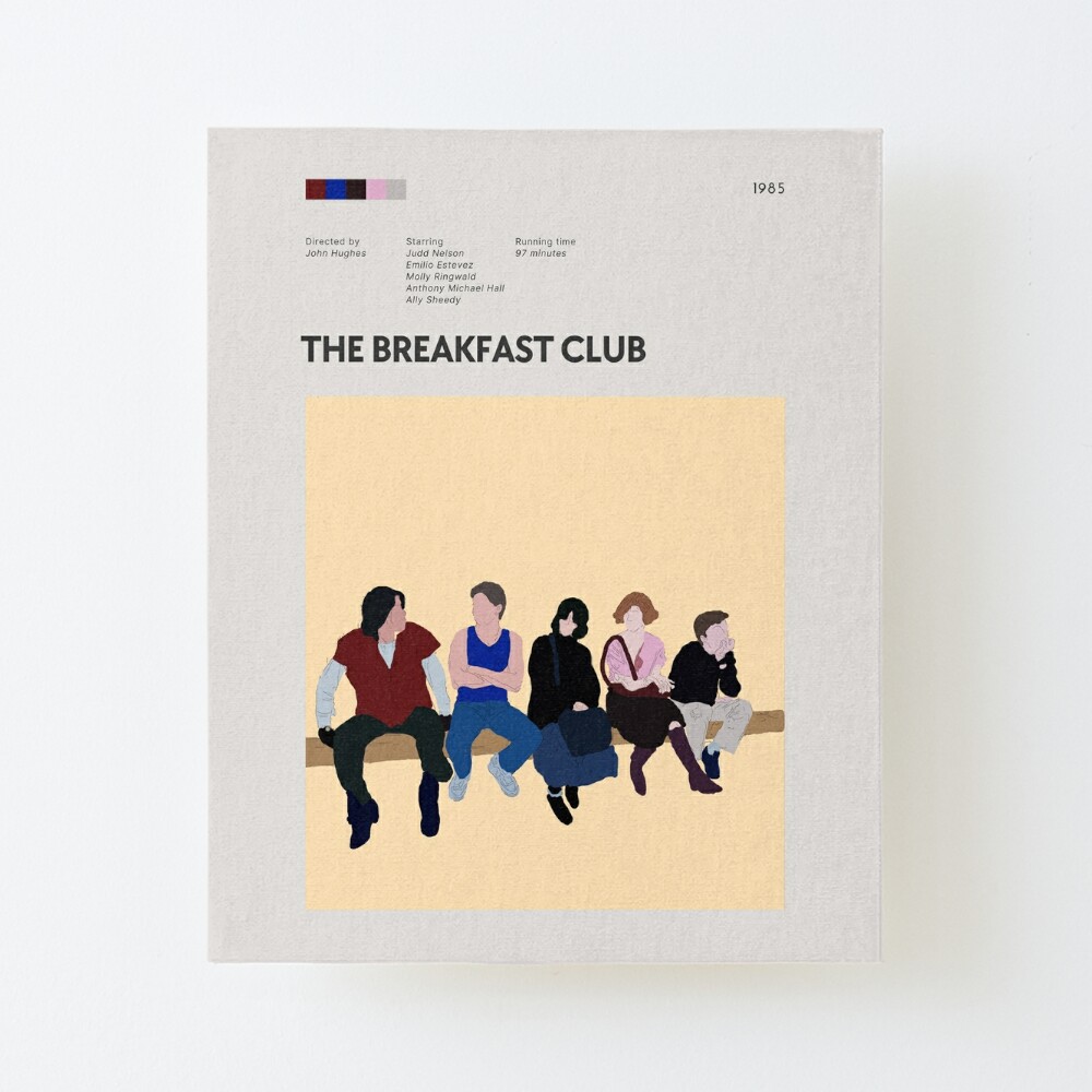 The Breakfast Club Minimalist Film Poster