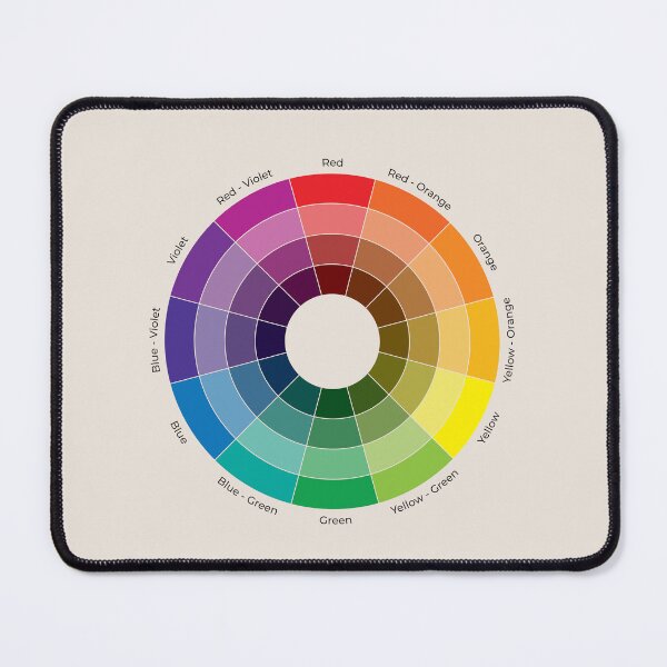 Item preview, Colour Wheel | British English on Sand designed and sold by ThePrintNook.
