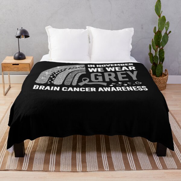 Item preview, In November We Wear Grey Brain Cancer Awareness designed and sold by Gillosina.