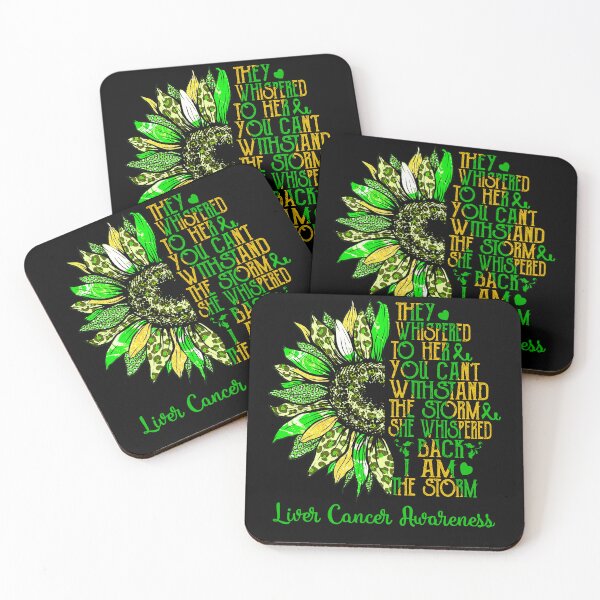 Item preview, I Am The Storm Sunflower Leopard Liver Cancer Awareness designed and sold by rechardtee.