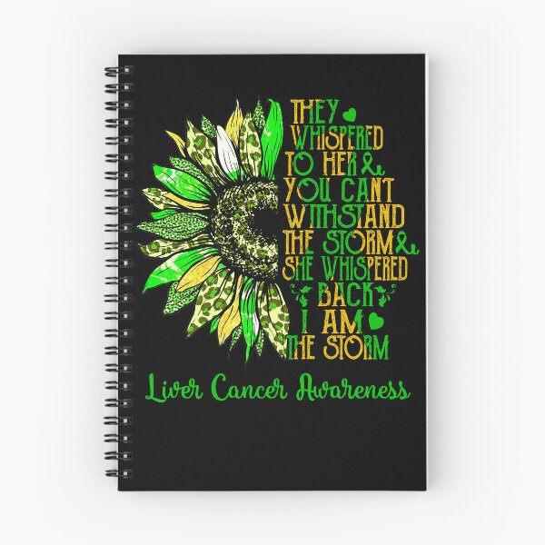 Item preview, I Am The Storm Sunflower Leopard Liver Cancer Awareness designed and sold by rechardtee.