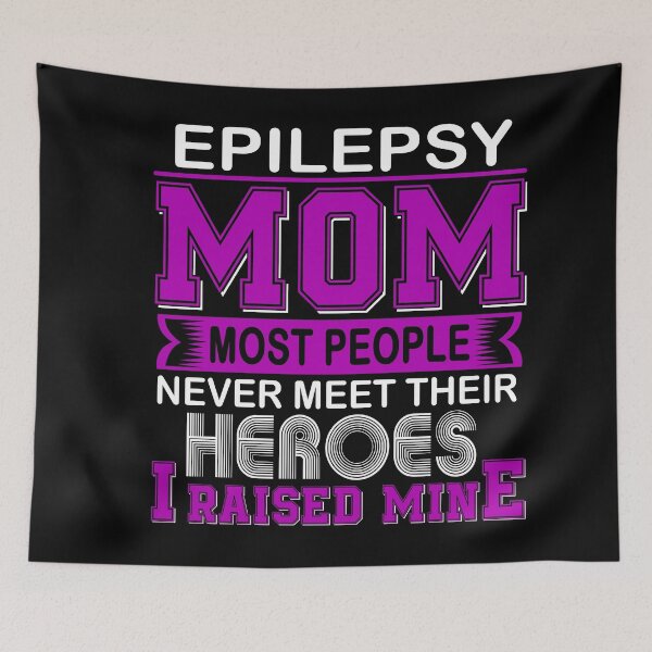 Item preview, Proud Epilepsy Mom Most People Never Meet Their Heroes I Raise Mine designed and sold by frechettee.