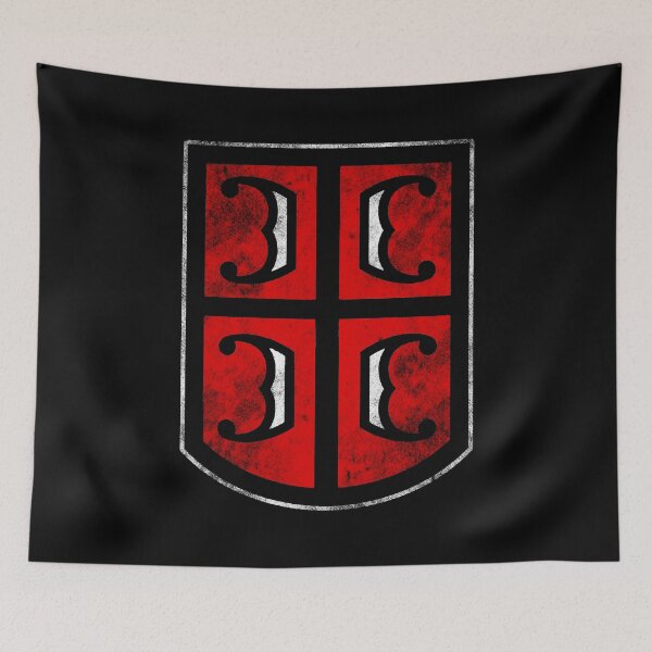 Item preview, Serbia coat of arms flag designed and sold by Mila1946.