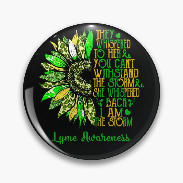Item preview, I Am The Storm Sunflower Leopard Lyme Awareness designed and sold by rechardtee.