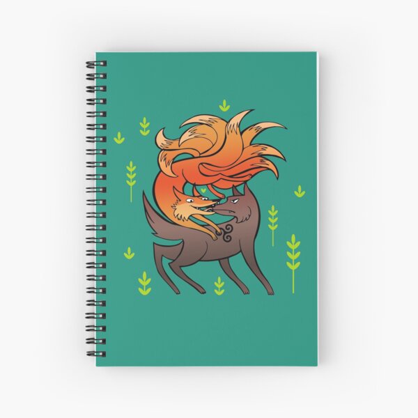 Nogitsune Spiral Notebooks Redbubble