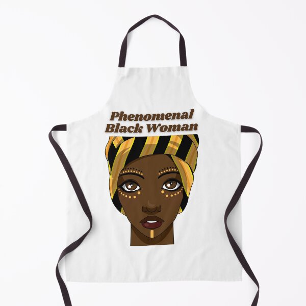 Item preview, Phenomenal Black Woman - proud black woman with a scarf in her head, and Face painting designed and sold by Mechanical-Artt.