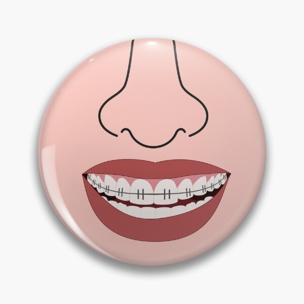 Item preview, funny mouth with braces designed and sold by nisscreations.