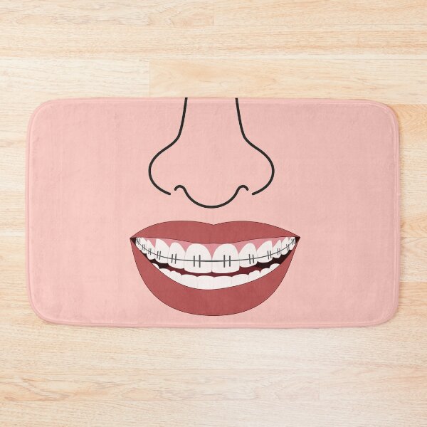 Item preview, funny mouth with braces designed and sold by nisscreations.