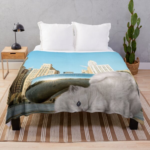 Item preview, Surreal photos with giant cats in Chicago. Catzilla. Photoshop design of giant surreal cats in the city designed and sold by EMIPRINCESS.