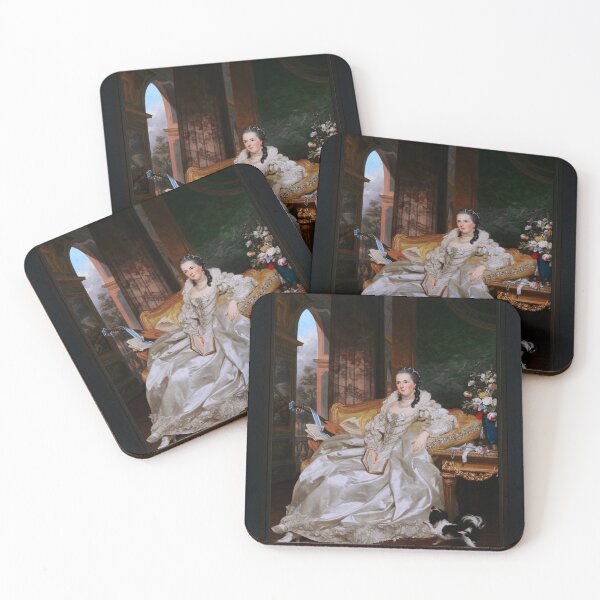 Item preview, The Comtesse d'Egmont Pignatelli by Alexander Roslin Remastered Xzendor7 Classical Art Old Masters Reproductions designed and sold by Xzendor7 Digital Art Creations.