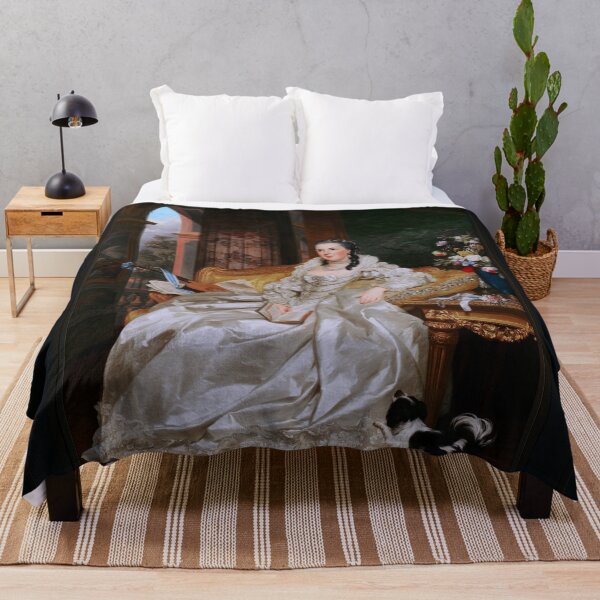 Item preview, The Comtesse d'Egmont Pignatelli by Alexander Roslin Remastered Xzendor7 Classical Art Old Masters Reproductions designed and sold by Xzendor7 Digital Art Creations.