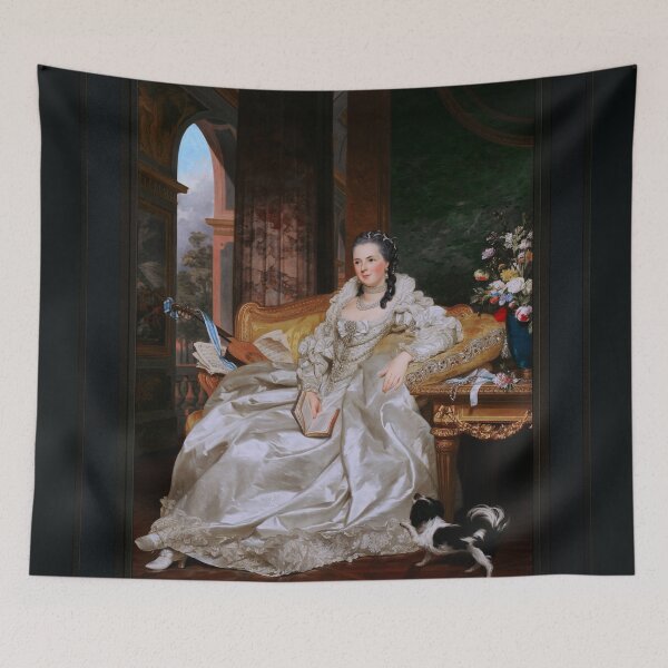 Item preview, The Comtesse d'Egmont Pignatelli by Alexander Roslin Remastered Xzendor7 Classical Art Old Masters Reproductions designed and sold by Xzendor7 Digital Art Creations.
