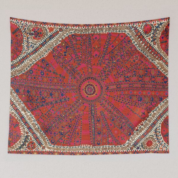 Item preview, Suzani Textile Uzbekistan 18th Century designed and sold by Vintage Wall Art.