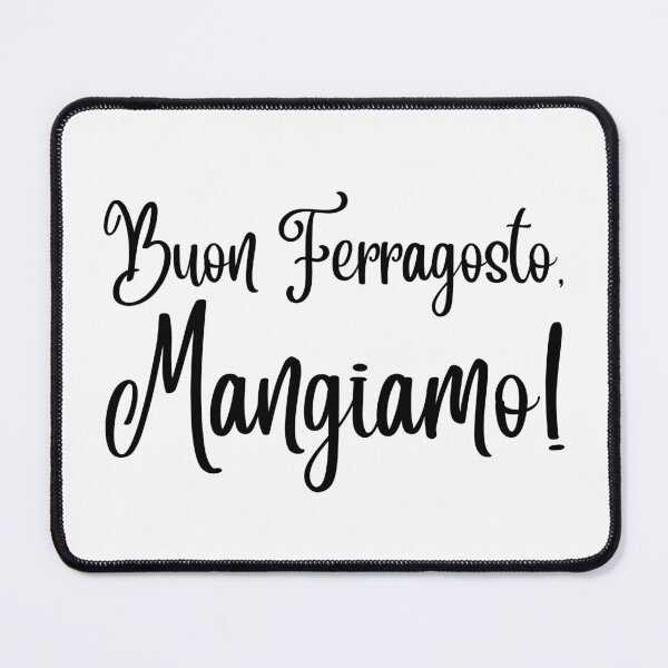 Item preview, Buon Ferragosto Mangiamo! Italian Black Font Typography designed and sold by HappyHowler.