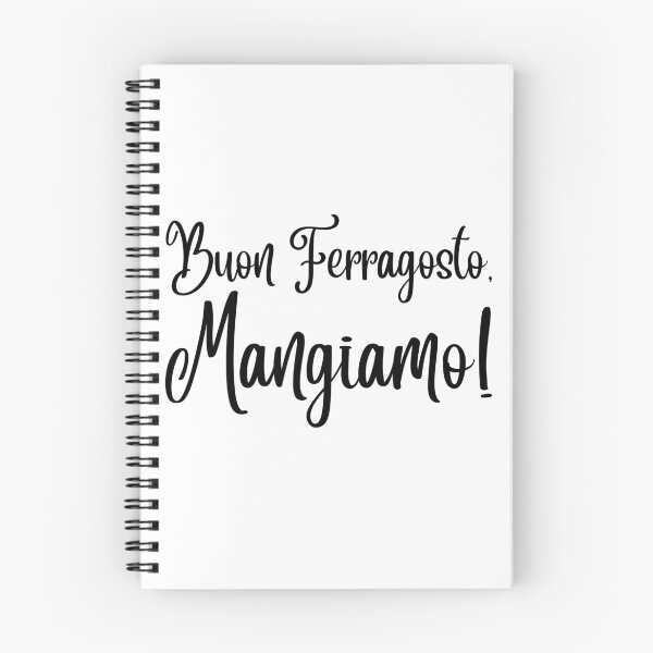 Item preview, Buon Ferragosto Mangiamo! Italian Black Font Typography designed and sold by HappyHowler.