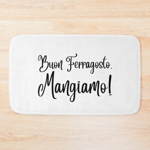 Item preview, Buon Ferragosto Mangiamo! Italian Black Font Typography designed and sold by HappyHowler.