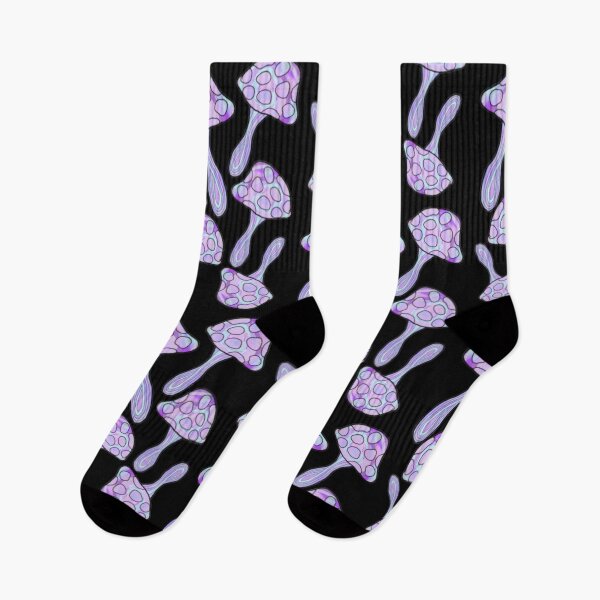 Item preview, Purple mushrooms designed and sold by Artistkhg.
