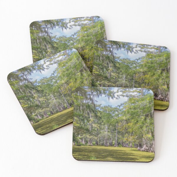 Item preview, Swampy Bayou with Cypress Trees in Louisiana designed and sold by SafariByMarisa.