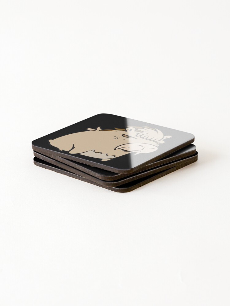 Thumbnail 4 of 5, Coasters (Set of 4), Grumpy Capybara designed and sold by RoughShirts.