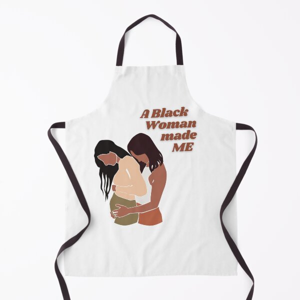 Item preview, A Black Woman made Me - outline of two proud black women, one of them, pregnant designed and sold by Mechanical-Artt.