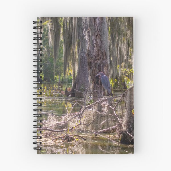 Item preview, Heron Egret Bird in the Swampy Bayou designed and sold by SafariByMarisa.