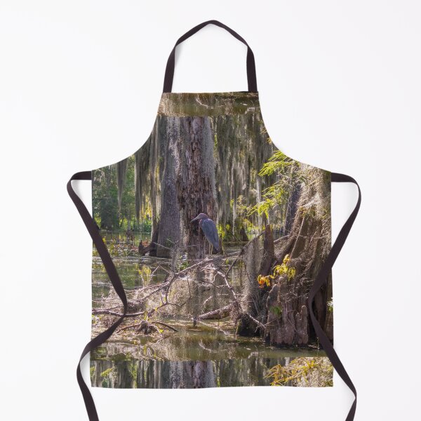 Item preview, Heron Egret Bird in the Swampy Bayou designed and sold by SafariByMarisa.
