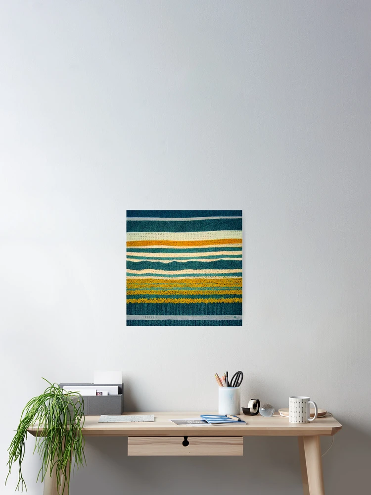 Thumbnail 2 of 3, Poster, Seamless pattern designed and sold by Riverside-Moon.