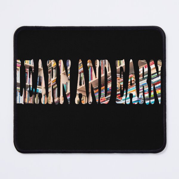 Item preview, Learn and earn motivational quote designed and sold by roshan40pk.