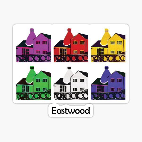 Stoke Bottle Oven Eastwood Sticker