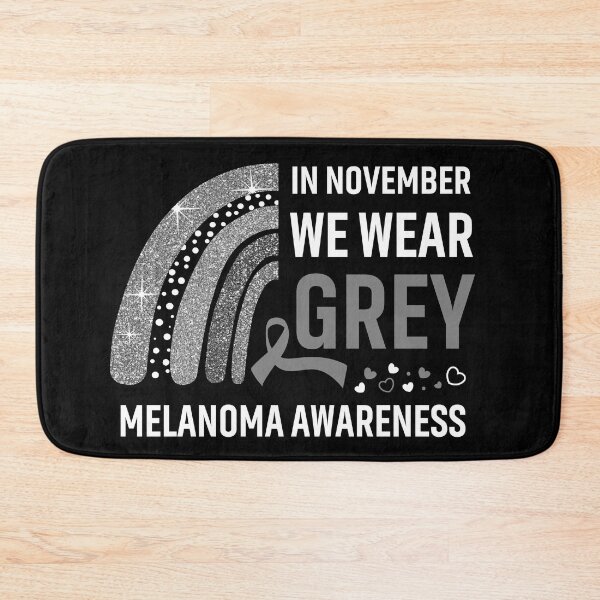 Item preview, In November We Wear Grey Melanoma Awareness designed and sold by Gillosina.