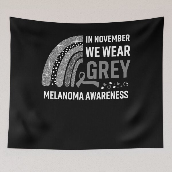 Item preview, In November We Wear Grey Melanoma Awareness designed and sold by Gillosina.