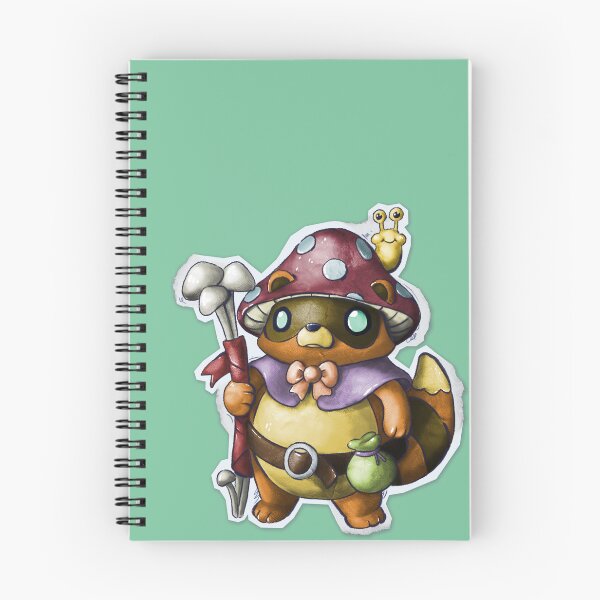 Item preview, Enoki - Tanuki Mushroom Wizard designed and sold by ArtsAflame.