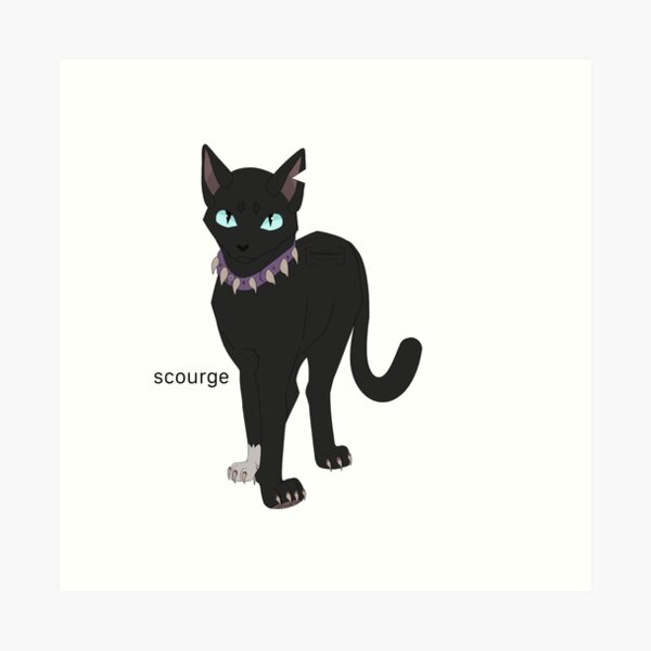 Scourge (Art by meocchia)  Warrior cats scourge, Warrior cats art, Warrior  cats