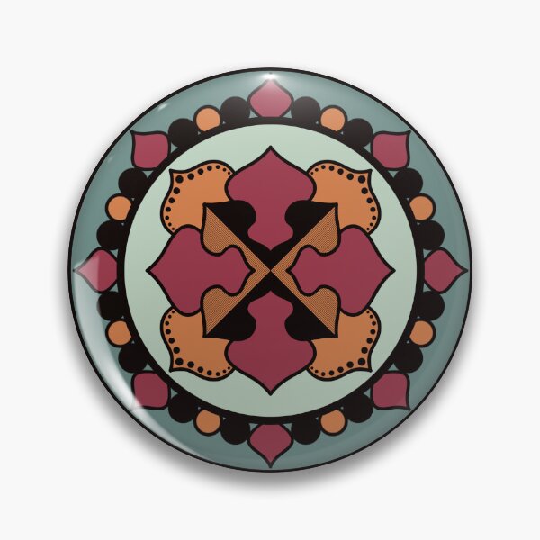Item preview, Emblema de mandala vintage designed and sold by Cute Curations.