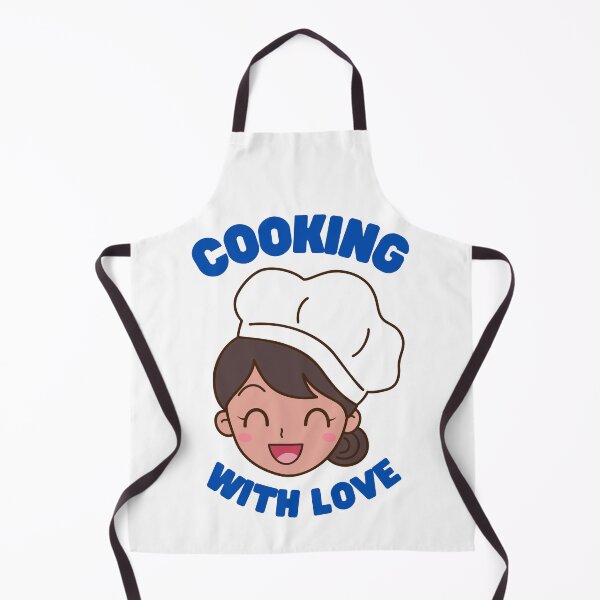 Item preview, Cooking With Love Apron designed and sold by KawaiiDreamland.