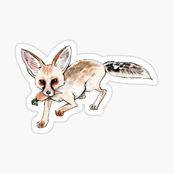 Fawzi Fox Sticker