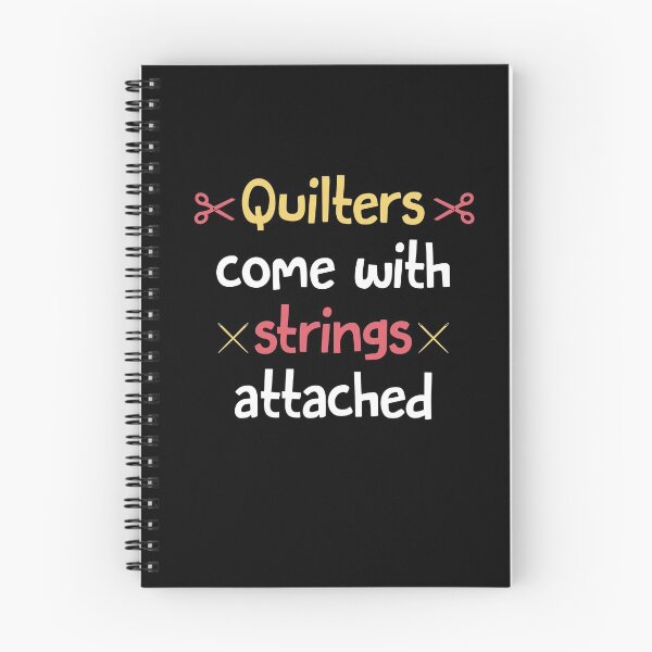 Item preview, QUILTERS COME WITH STRINGS ATTACHED designed and sold by antipatic.