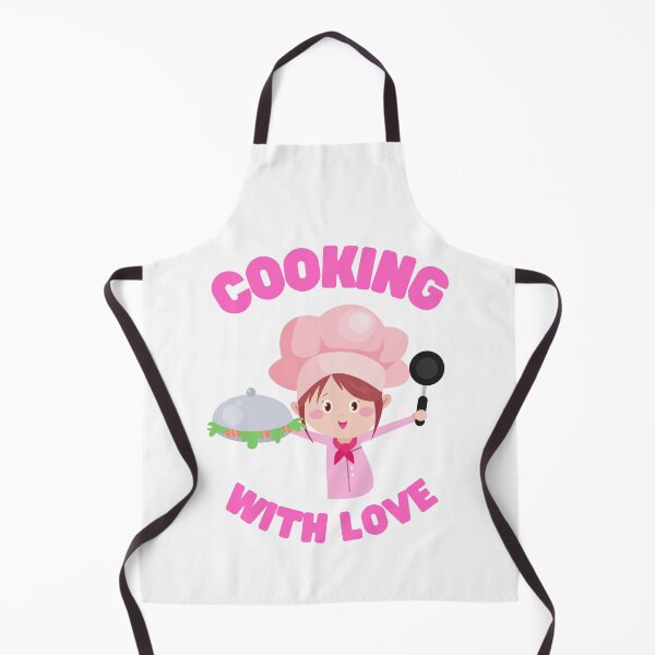 Item preview, Cooking With Love Apron designed and sold by KawaiiDreamland.