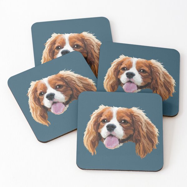 Item preview, Cavalier King Charles Spaniel designed and sold by SarasaurusArt.