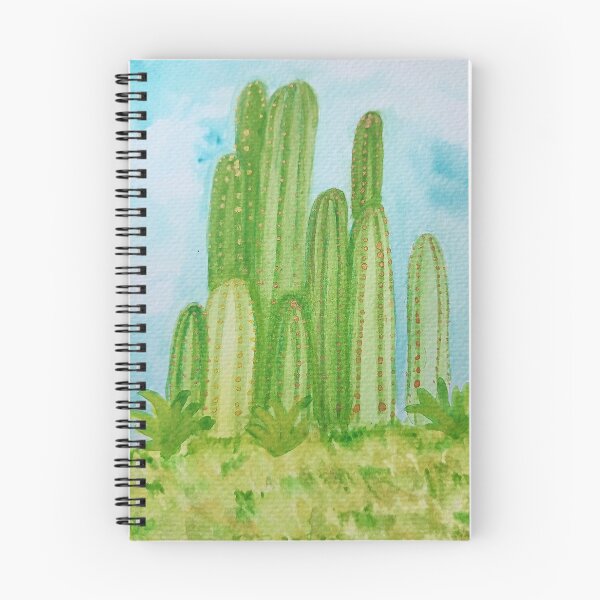 Item preview, Organ pipe cactus cluster painted with watercolors designed and sold by SanMould.