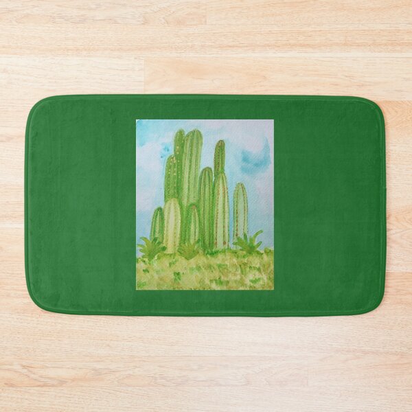 Item preview, Organ pipe cactus cluster painted with watercolors designed and sold by SanMould.