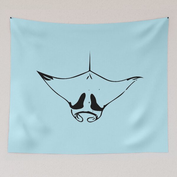 Item preview, Giant Devil Ray Black Design designed and sold by designsasstultd.