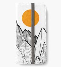 The mountains and the sea under the sun iPhone Wallet/Case/Skin