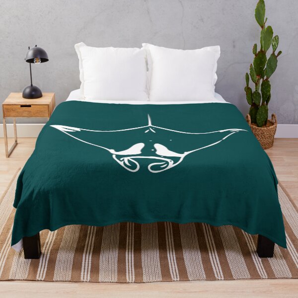 Item preview, Giant Devil Ray White Design designed and sold by designsasstultd.